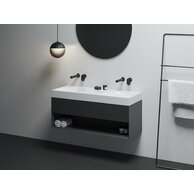 Skříňka pod umyvadlo Ravak SD Lite 120, černá mat, X000001868 Skříňka pod umyvadlo Ravak SD Lite 120, černá mat, X000001868