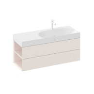 Skříňka pod umyvadlo Ravak SD Lite 120, alabaster pink, levá, X000001884