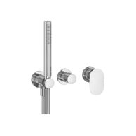 Baterie Ravak Spring SG 065.00 SET podomítková, celotělová, 2cestná, se sprchovým setem, chrom, X070534