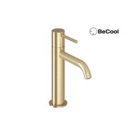 Baterie Ravak Espirit 190mm umyvadlová stojánková bez výpusti, s funkcí BeCool, gold brushed, X070617