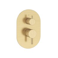 Baterie Ravak Espirit podomítková 2cestná, pro R-box, gold brushed, X070612