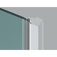 Nastavovací profil Ravak Cool! ke sprchovým dveřím, bílý mat, XE70000E00