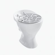 Mira výlevka keramická stojící, plastová mřížka, bílá H8510460000001