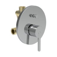 Lua Podomítková vanová páková baterie s přepínačem, kompletní včetně mosazného tělesa, chrom H3210860048001