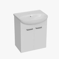 Skříňka Jika Euroline N 60 s umyvadlem bílá, H41E3952003001