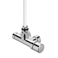 Set K 1 bodová armatura rohová, rozteč 50 mm, s regulační hlavicí vpravo, chrom Z-839018