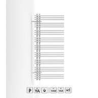 Zehnder Yucca asym YA 130x58 1-ř RAL 9016 YA-130-060