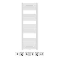 Metro PUK 180x60x5 střed, RAL 9016 PUK-180-060-05