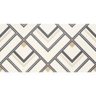 Dekor Tubadzin Bonella white lesk 31x61