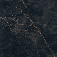 Dlažba Tubadzin Shinestone black lesk rektifikovaná 60x60