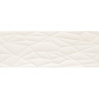 Obklad Arté Origami white struktura lesk rektifikovaný 33x90