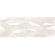 Dekor Arté Origami white lesk rektifikovaný 33x90