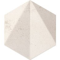 Dekor Tubadzin Free Space hex white struktura mat rektifikovaný 11x13