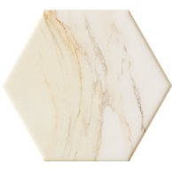 Obklad Tubadzin Flare white hex lesk 11x13