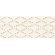 Dekor Arté Senza geo white struktura lesk rektifikovaný 30x75