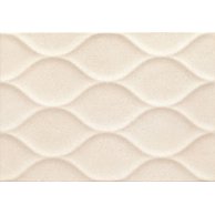 Obklad Arté Navona beige struktura lesk 25x36