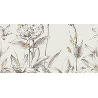 Dekor Tubadzin Velo bianco flowers 3 pololesk rektifikovaný 60x120