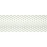 Obklad Tubadzin Elle white struktura mat rektifikovaný 33x90