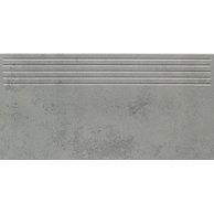 Schodovka Tubadzin OD1 graphite mat rektifikovaná 30x60