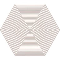 Dekor Tubadzin Cielo e Terra polvere geometry 1 mat rektifikovaný 19x22