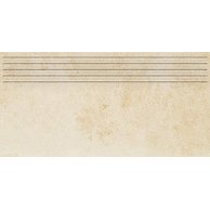 Schodovka Tubadzin OD1 beige mat rektifikovaná 30x60