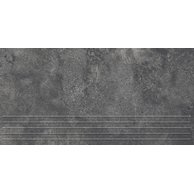 Schodovka Tubadzin Infinity anthrazite mat rektifikovaná 30x60