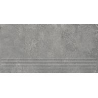 Schodovka Tubadzin Infinity light grey mat rektifikovaná 30x60