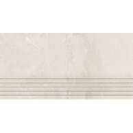 Schodovka Tubadzin Grand Cave ivory mat rektifikovaná 30x60