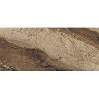 Dlažba Tubadzin Lounge stone brown struktura pololesk rektifikovaná 120x275