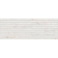 Obklad Arté Vero white struktura lesk rektifikovaný 33x90