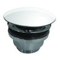 Výpusť 9916BI umyvadlová bílá s keramickou zátkou