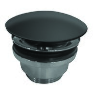 Výpusť 9916NEMT umyv černá matná s keram zátkou