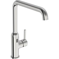 Baterie Hansa Vantis dřezová stojánková 230/9V Bluetooth broušená ocel, 5421220980