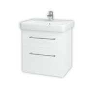 Q Max SZZ2 60 koupelnová skříňka bílá lesk N01 / bílá vysoký lesk L01 60117