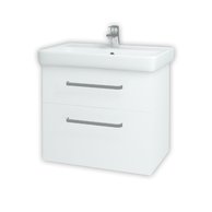 Q Max SZZ2 70 koupelnová skříňka bílá lesk N01 / bílá vysoký lesk L01 60155