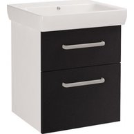 Q Max 600 spodní skříň včetně umyvadla Q 600-ANTRACIT lesk A 60100