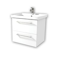 Tomi SZZ2 60 spodní skříňka BÍLÁ lesk/BÍLÁ lesk včetně umyvadla GRACE 60 172251