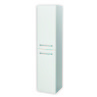 Tomi SVD2 35 vysoká skříň BÍLÁ lesk/BÍLÁ lesk