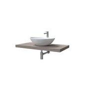 DPU 100 umyvadlová deska - cafe