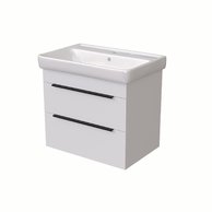 BENU SZZ2 70 spodní skříňka 2-zásuvková BÍLÁ lesk/BÍLÁ lesk včetně umyvadla Q 70 T07 807481