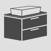 skříňky s umyvadlem na desku