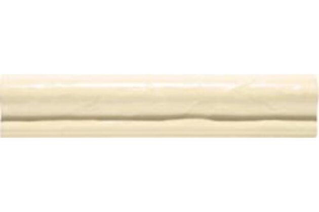 Listela reliéfní Rako Remix světle béžová struktura mat 5x25 WLRGE124
