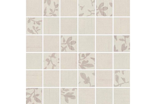 Mozaika Rako Textile slonová kost mat rektifikovaná 30x30 WDM05101