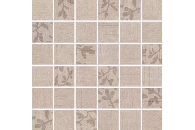 Mozaika Rako Textile béžová mat rektifikovaná 30x30 WDM05102