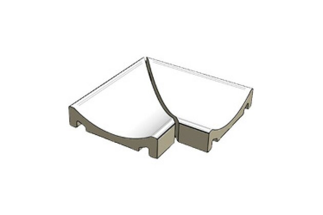 Odtokový kanál Rako Pool bílá mat 15x20 XPP58023