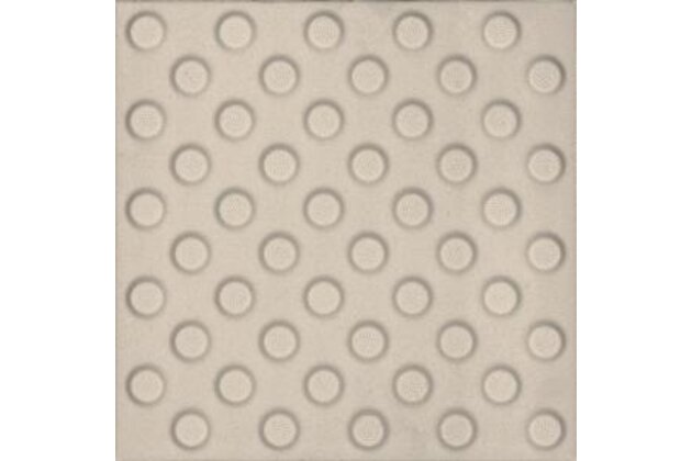 Tvarovka Rako Taurus Industrial speciální pro nevidomé slonová kost struktura mat rektifikovaná 30x30 TTS35010