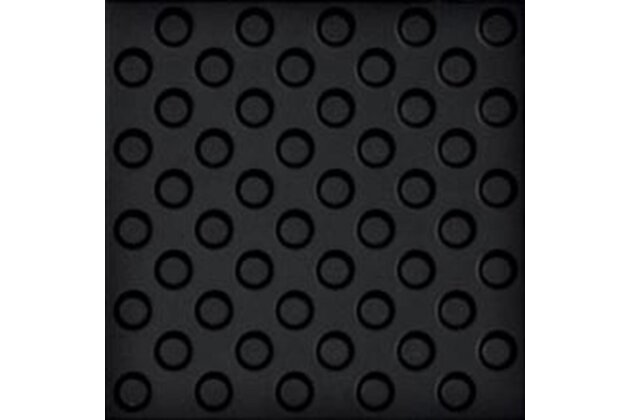 Tvarovka Rako Taurus Industrial speciální pro nevidomé černá struktura mat rektifikovaná 30x30 TTS35019