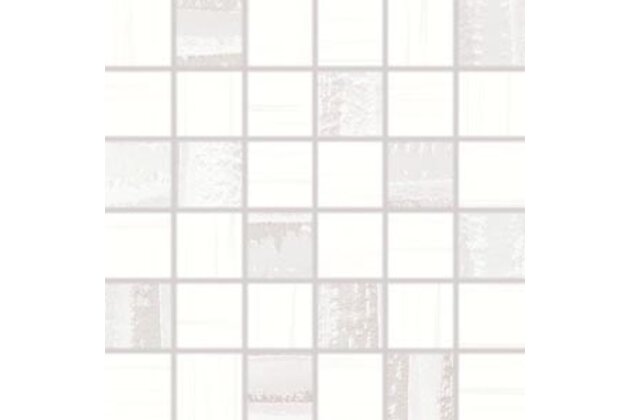 Mozaika Rako Easy bílá pololesk rektifikovaná 30x30 WDM05060