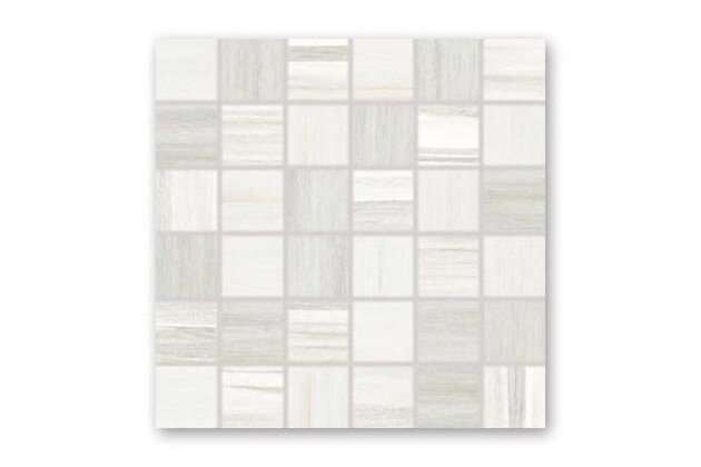 Mozaika Rako Charme šedá mat rektifikovaná 30x30 WDM06038