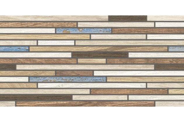 Dekor Rako Board vícebarevná mat rektifikovaný 30x60 DDPSE467